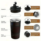 Stainless Steel Vacuum Insulated Mug – Leak-Proof Travel Cup for Outdoor Sports
