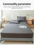 Waterproof Fitted Mattress Protector – Elastic Bed Cover for Home Bedding