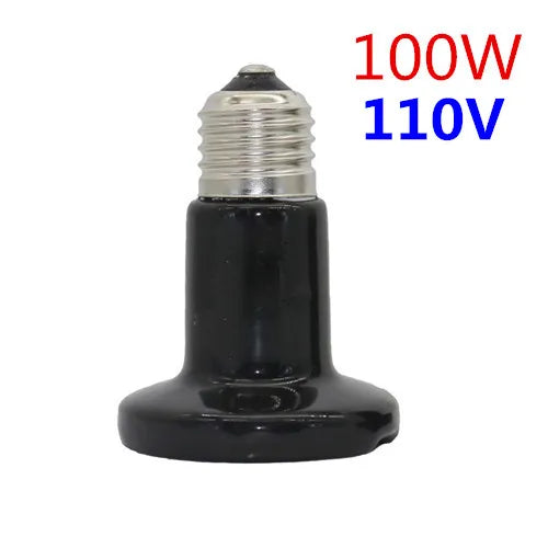 Infrared Ceramic Heat Bulb – E27 Mini Emitter for Reptile Pet Brooder Lamp