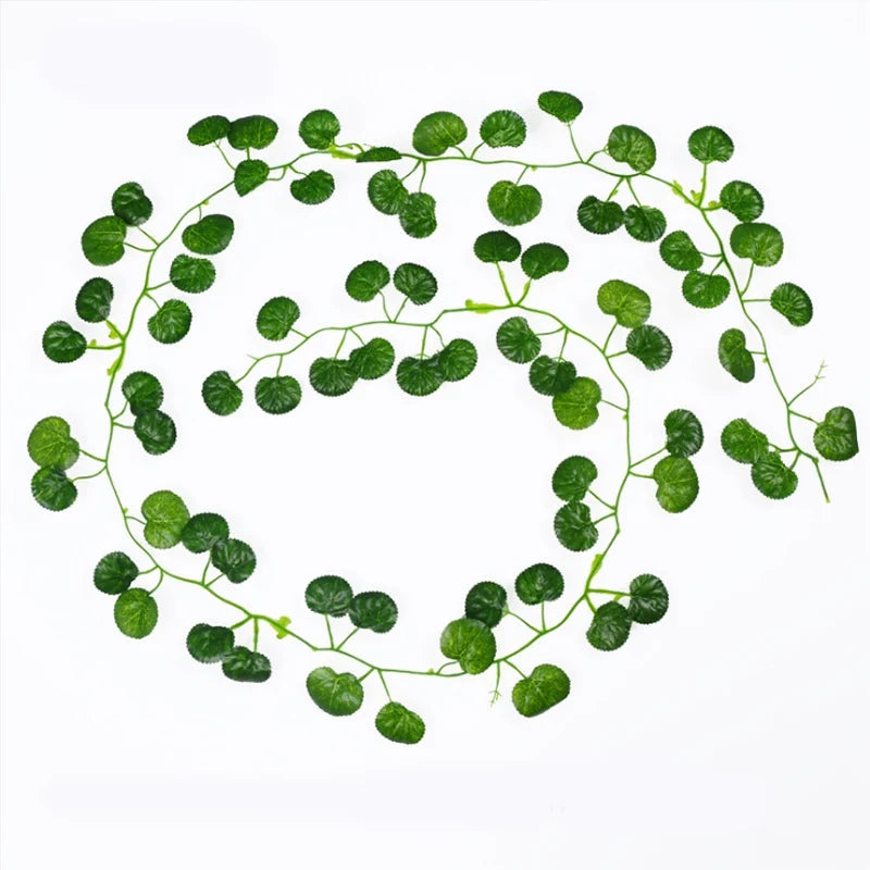 Artificial Green Dill Leaf Vine – 2m Hanging Garland for Wedding Decor