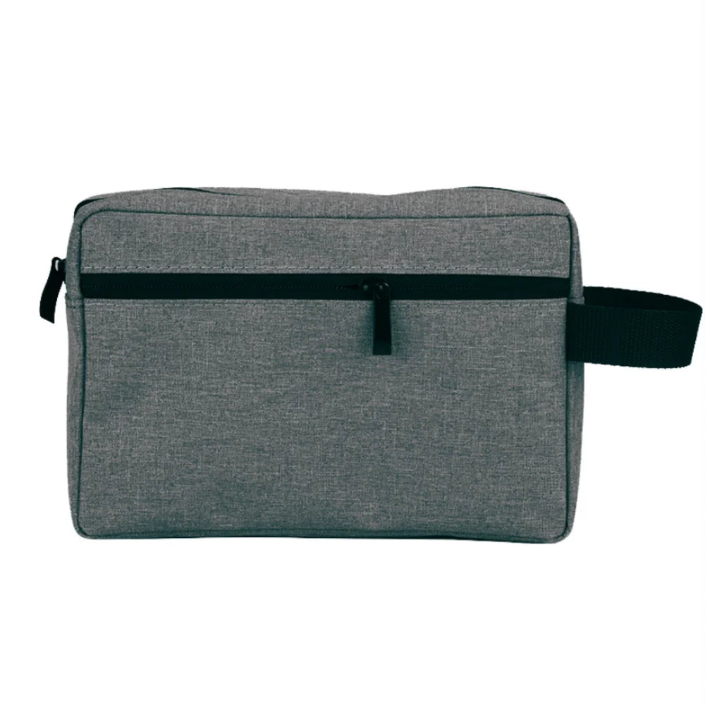 Embroidered Bow Cosmetic Bag – Large Capacity Toiletry Organizer for Travel