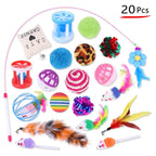 Interactive Cat Play Tunnel – Foldable Mouse and Fish Toy Set for Pets