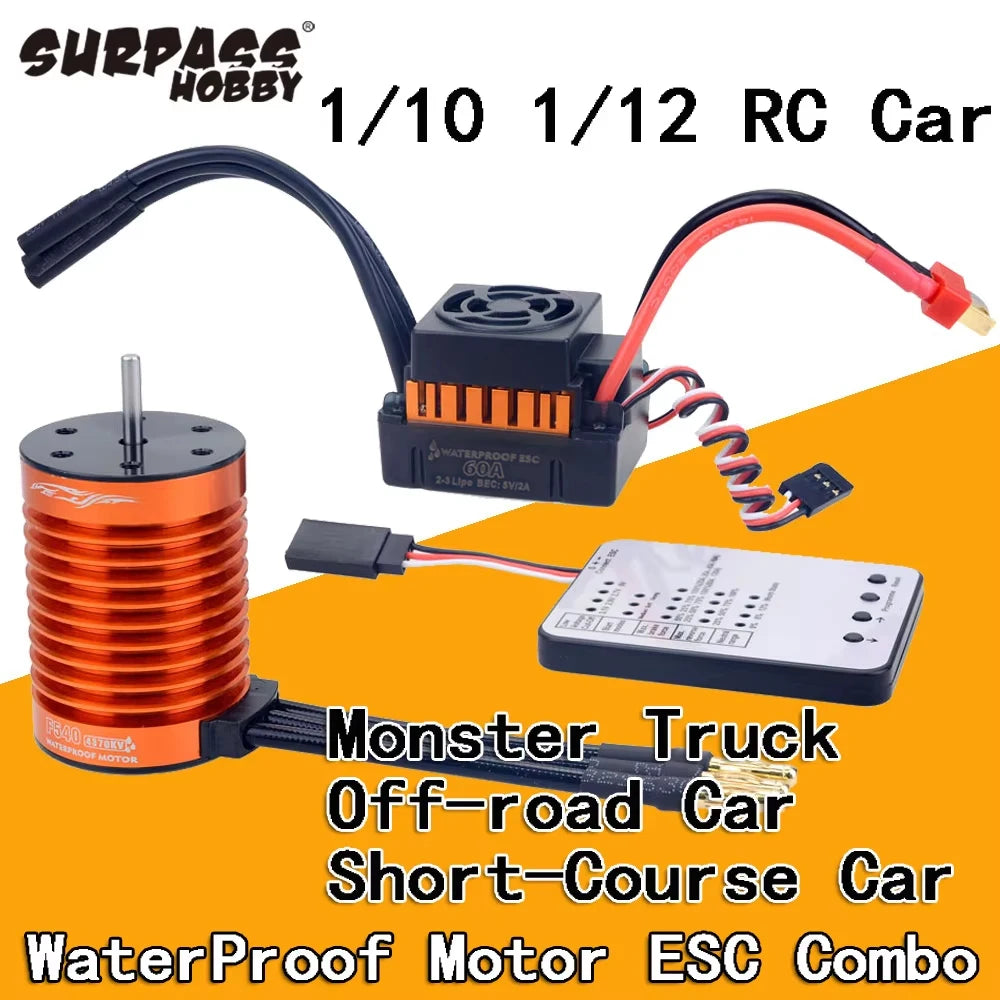 Waterproof Brushless Motor and ESC – Performance Upgrade for RC Trucks