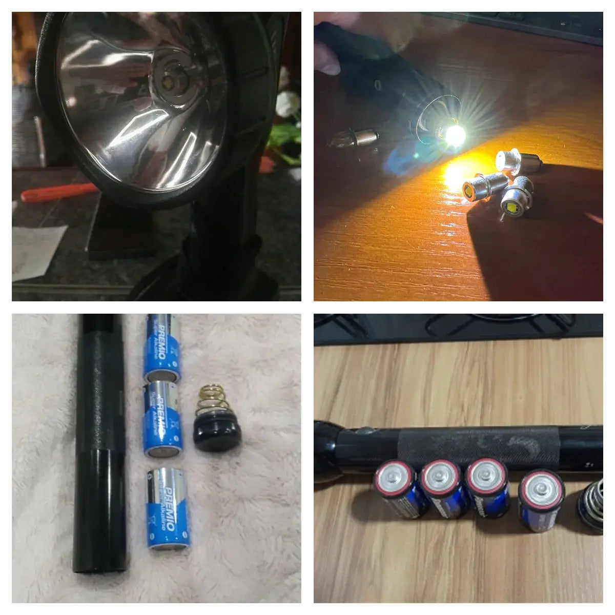 LED Flashlight Bulb Upgrade – 3W Conversion Kit for Maglite Torches