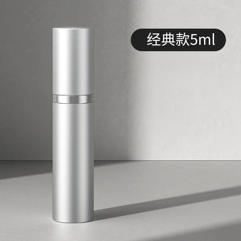 Refillable Aluminum Perfume Atomizer – Portable Spray Bottle for Travel