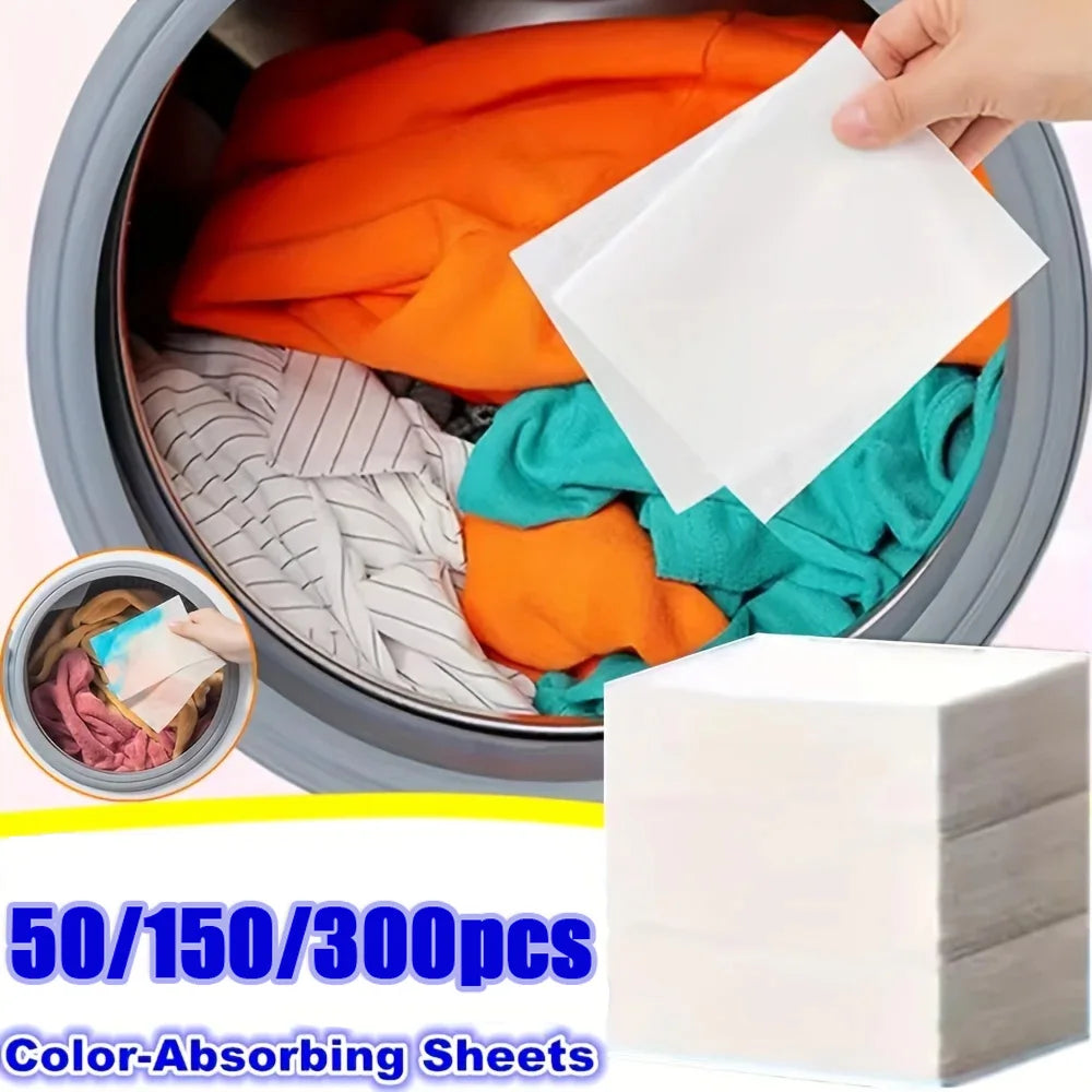 Color Absorbing Laundry Sheets – Anti-Staining Paper for Washing Machines