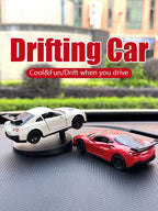 Drift Car Dashboard Ornament – Swinging Sports Racing Model for Auto Decor