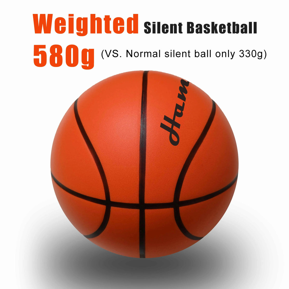 Silent Foam Basketball – Indoor Dribble Practice Ball for Kids and Adults