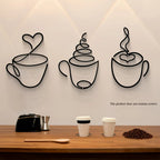Metal Coffee Wall Art – Rustic Iron Signs for Coffee Shop Decor