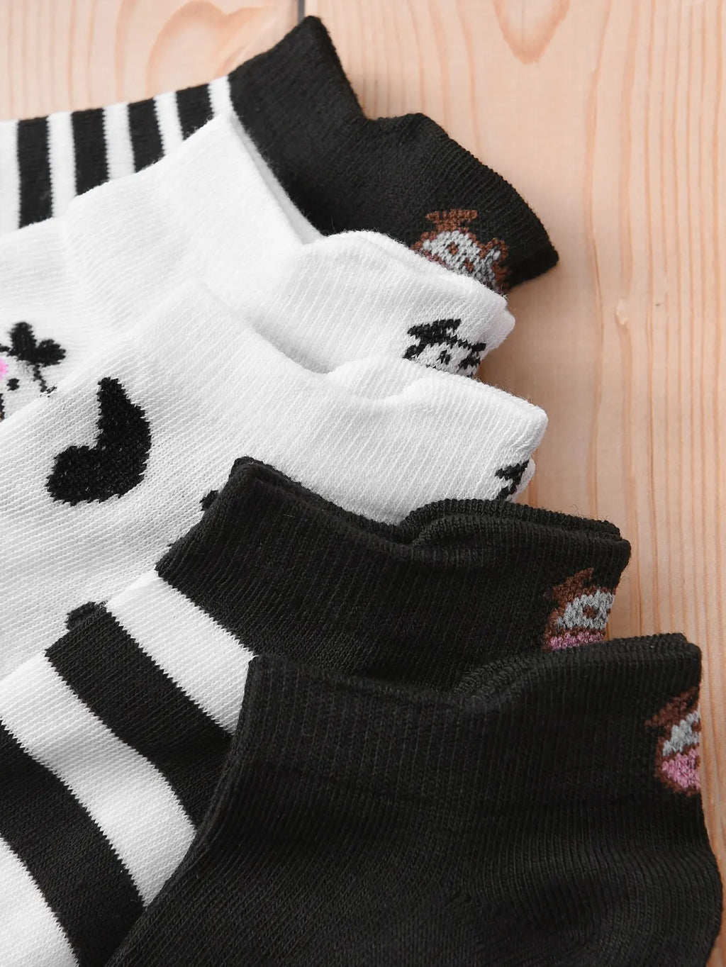 Cartoon Animal Ankle Socks – Cute Low Cut Cotton Hosiery for Women