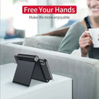 Adjustable Portable Phone Stand – Foldable Desk Holder for Smartphones
