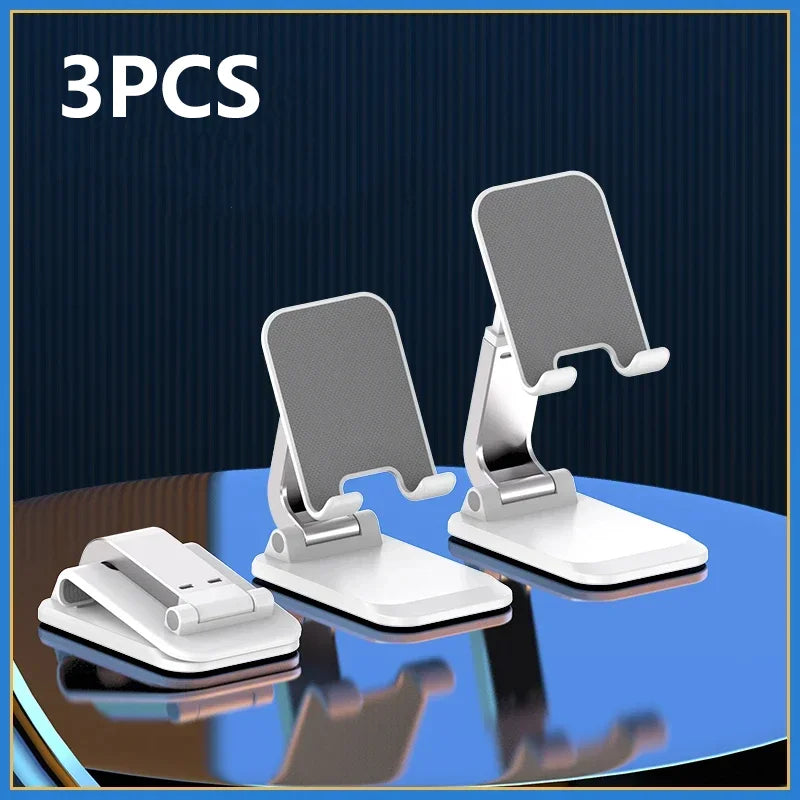 Foldable ABS Desktop Stand – Portable Holder for Mobile Phone and Tablet