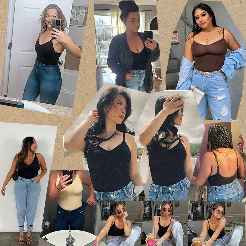 Tummy Control Shapewear Bodysuit – Invisible Slimming Underwear for Daily Wear