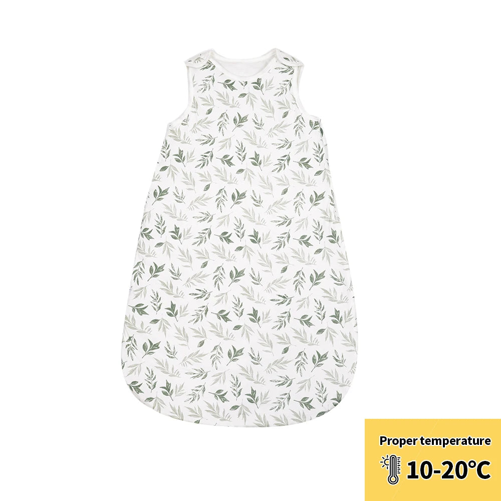 Bamboo Cotton Sleeping Bag – Warm Newborn Wearable Blanket for Winter Sleep