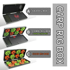 Carp Fishing Tackle Box – Multifunctional Organizer for End Rig Storage