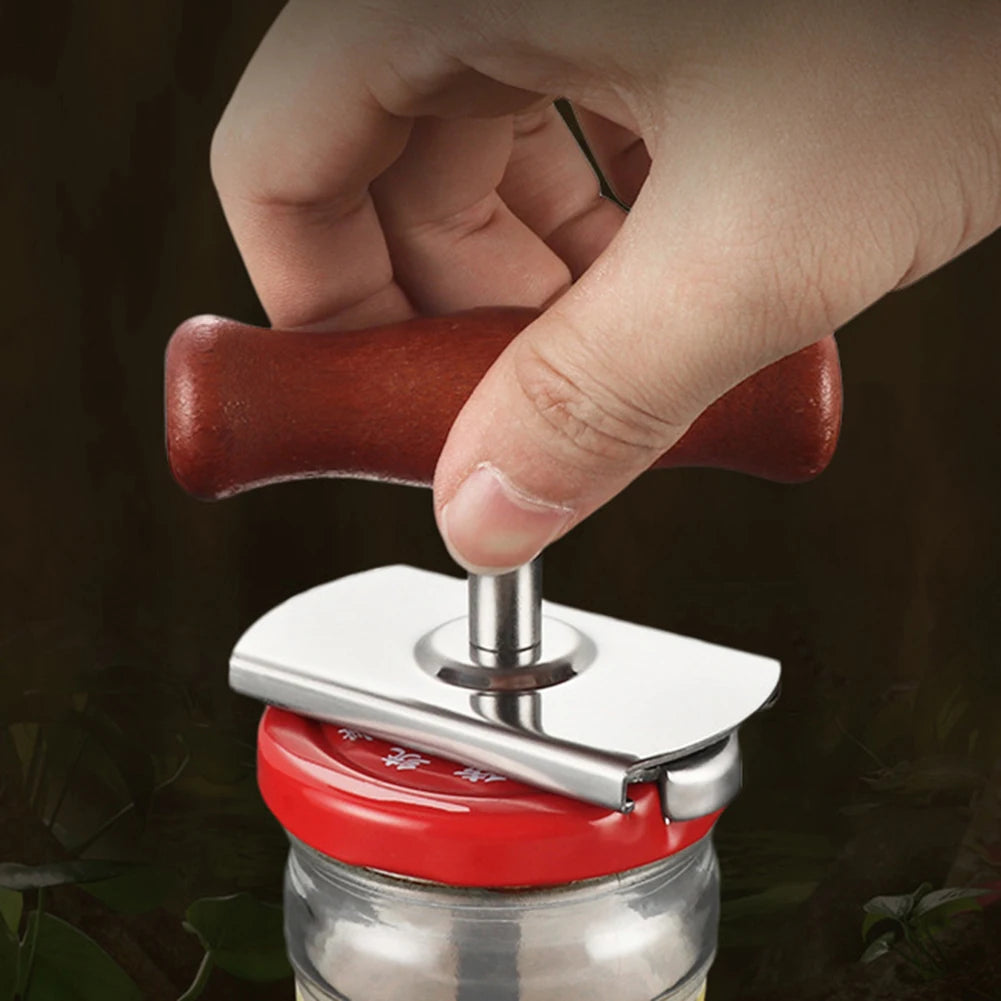 Adjustable Stainless Steel Jar Opener – Multi-Function Lid Tool for Kitchen