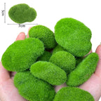 Artificial Foam Moss Stones – Decorative Green Rocks for Micro Landscapes