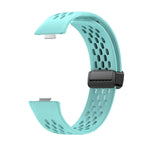 Magnetic Silicone Watch Strap – Breathable Sports Band for Huawei Watch Fit