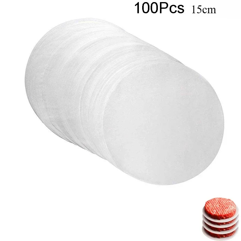 Hamburger Patty Paper – Non-Stick Wax Sheets for Frozen Meat Storage