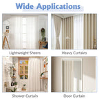 Stainless Steel Drapery Pin Hooks – Heavy Duty Curtain Pleating Accessories
