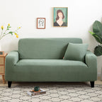 Jacquard Stretch Sofa Cover – Elastic Slipcover for L Shape and Standard Couches