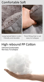 Plush Pet Bed – Soft Cushion Basket for Cats and Small Dogs