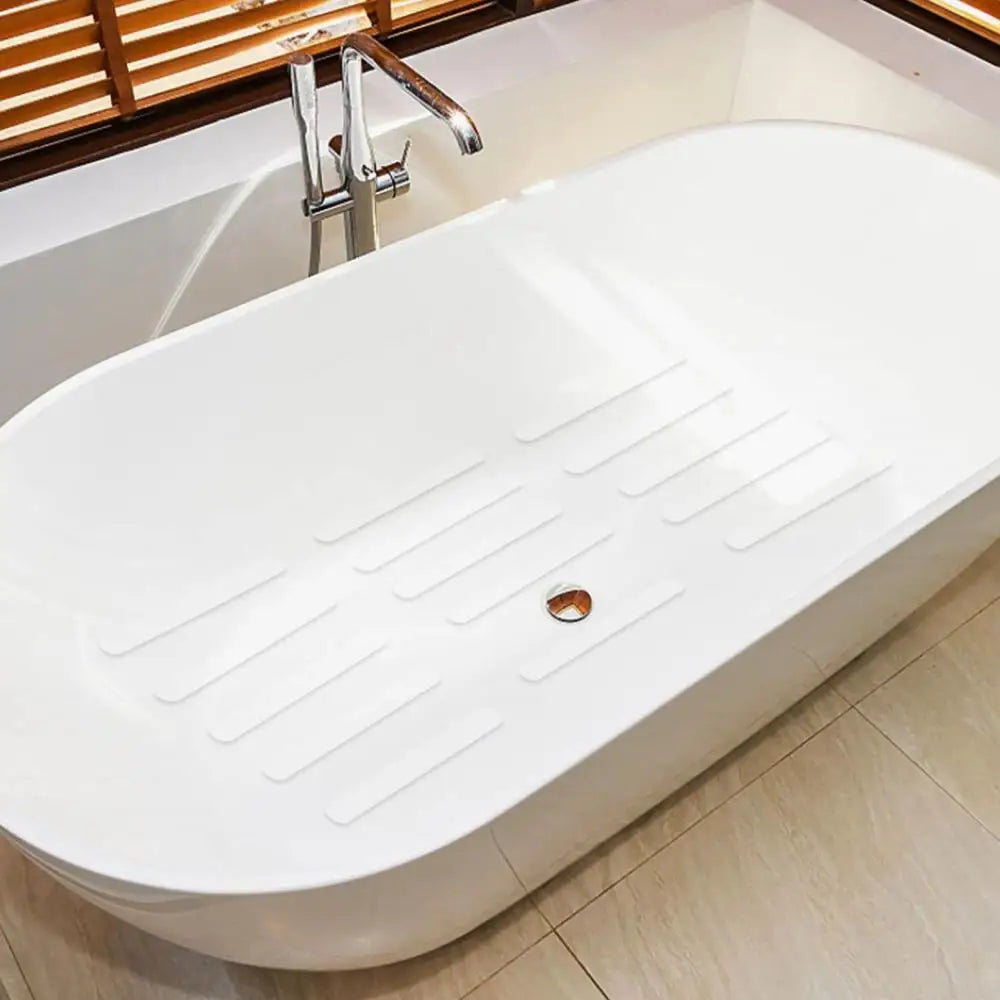 Transparent Anti-Slip Strips – Adhesive Safety Treads for Bathtubs and Stairs