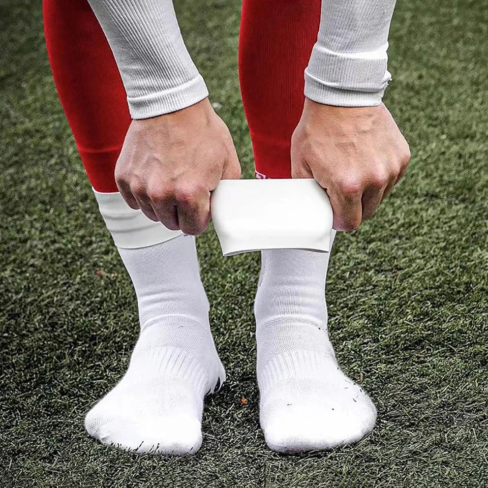 Silicone Shin Guard Straps – Adjustable Anti-Slip Holders for Soccer Football