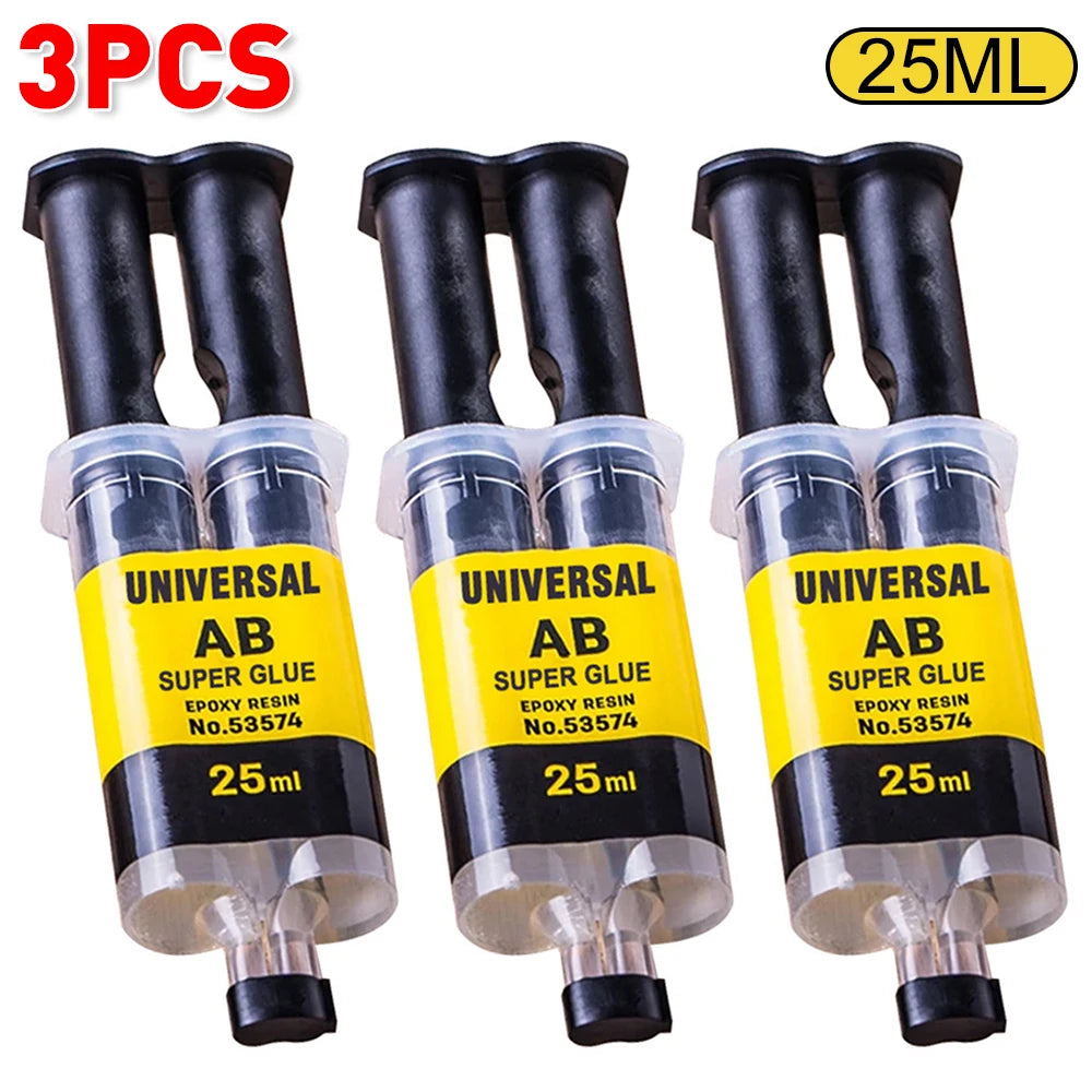 Epoxy Resin AB Glue – Waterproof Fast Setting Adhesive for Wood Metal Repair