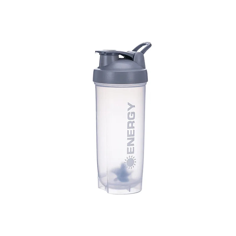 Portable Protein Shaker Bottle – Leakproof 700ml Cup for Gym and Outdoor Sports