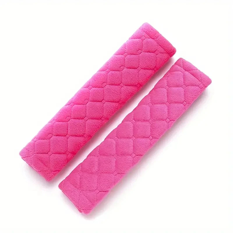 Plush Seat Belt Shoulder Covers – Soft Comfort Pads for Car Interior