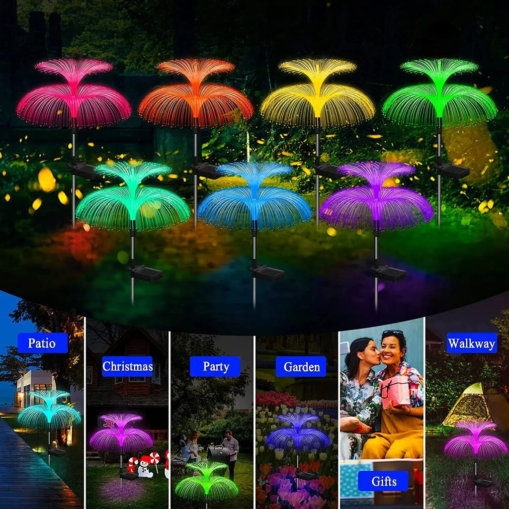 Solar Jellyfish Lights – Color Changing LED for Garden Pathway Decor