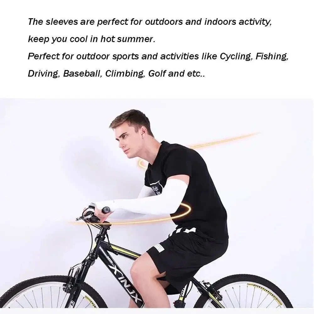 UV Protection Arm Sleeves – Cooling Sports Guards for Outdoor Activities