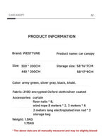 Portable Car Awning Tarp – Lightweight Vehicle Shelter for Camping