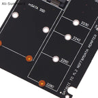 M.2 NGFF and mSATA SSD to SATA Adapter Board for Disk Conversion