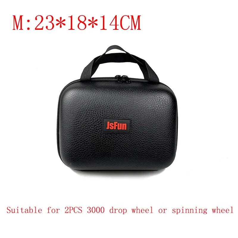 Shockproof PU Fishing Reel Case – Protective Storage for Fishing Tackle