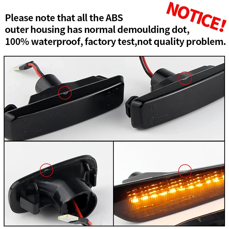 Sequential LED Side Marker Lights – Dynamic Turn Signal for BMW 3 5 7 Series