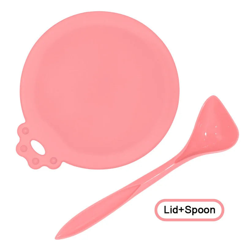 Silicone Pet Food Can Lids and Spoon – Airtight Seal for Dog and Cat Storage
