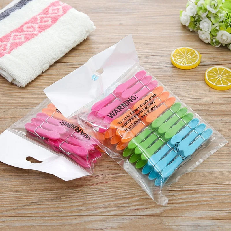 Plastic Clothespins – Heavy Duty Laundry Clips for Drying Clothes and Towels