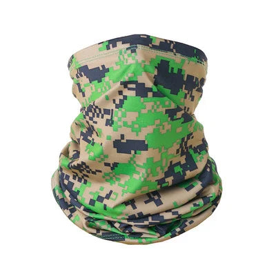 Ice Silk Turban Bandana – UV Protection Neck Mask for Outdoor Cycling Hiking