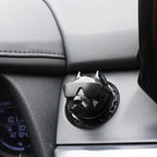 Metal Bully Dog Ignition Cover – Decorative Engine Start Button Trim for Cars