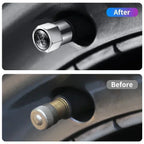 Metal Car Tire Valve Stem Caps – Automotive Accessory for Alfa Romeo Models