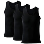 Cotton Tank Undershirts – Breathable Sleeveless Vests for Gym and Fitness