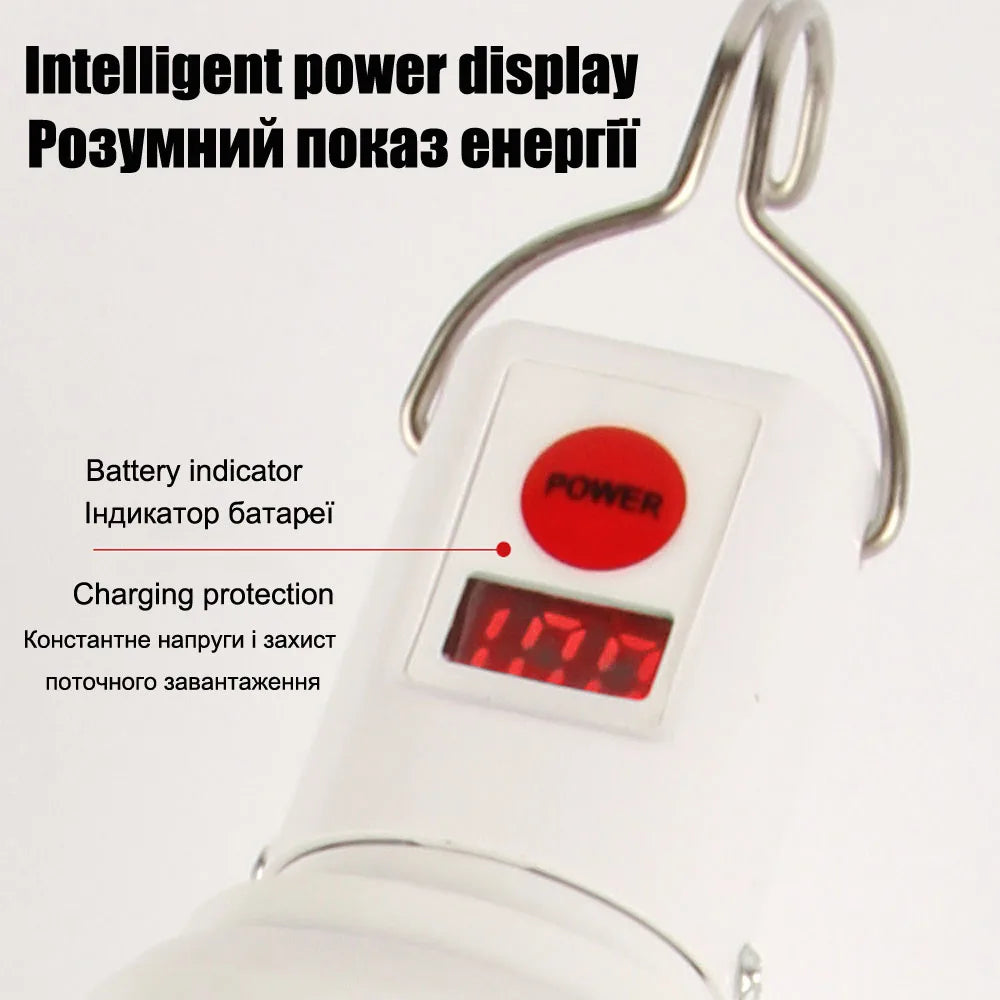 Portable LED Camping Lantern – Rechargeable Motion Sensor Light for Outdoor Emergencies