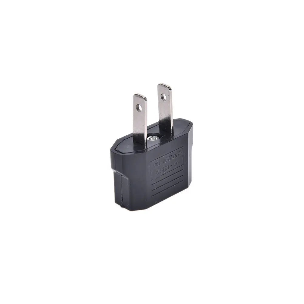 European to US Plug Adapter – Compact Travel Power Converter for International