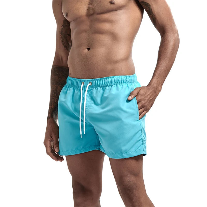 Mens Quick Dry Swim Trunks – Lightweight Beach Shorts for Summer Swimming