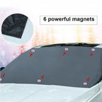 Magnetic Windshield Snow Cover – 210x120cm Waterproof Shade for Winter Car Care