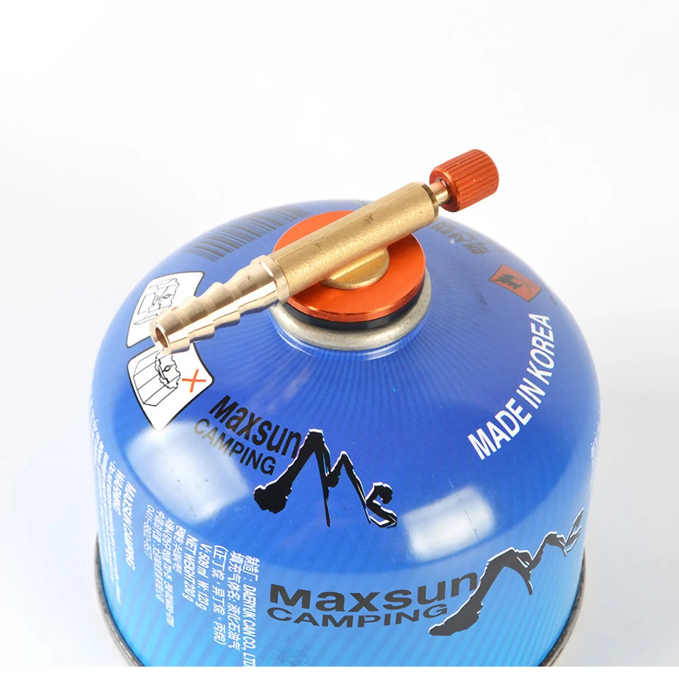 Camping Stove Adapter – Gas Cylinder Valve Converter for Outdoor Cooking