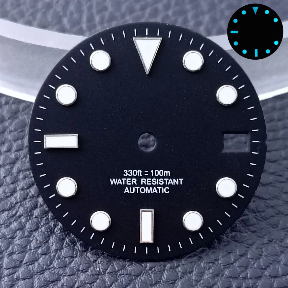 Custom GMT Watch Dial – 28.5mm Single Calendar for NH34 NH35 Movements