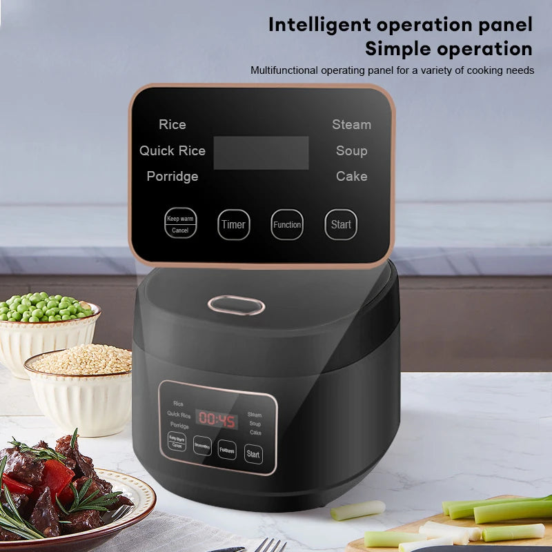 Electric Rice Cooker – 3L Non-Stick Smart Pot for Household Meal Prep